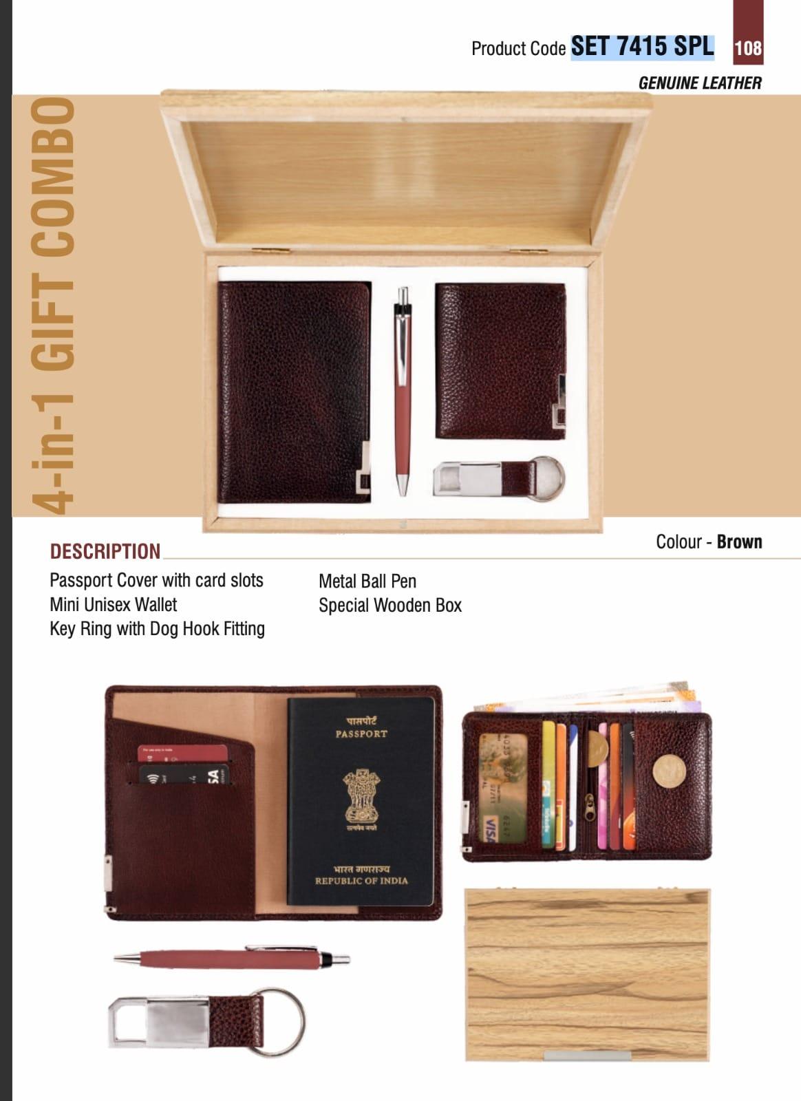 The Leather Travel Combo