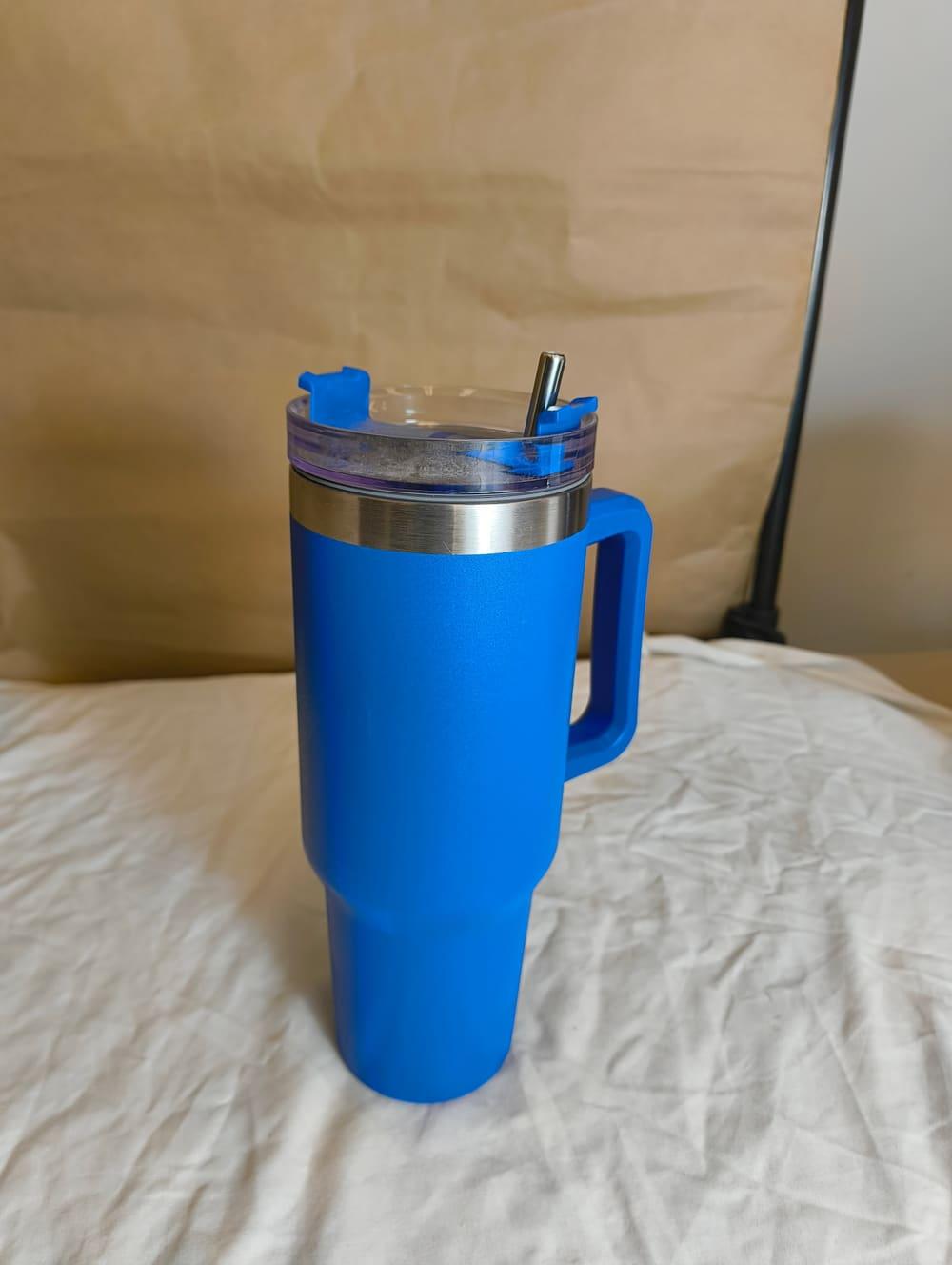 Royal blue Stanley tumbler