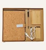 Cork Diary, USB Port, Power Bank & Pen