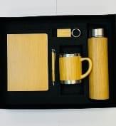 MDF Diary, Bamboo Bottle & Mug, Pen & Keychain