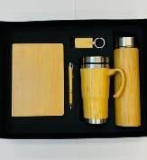 MDF Diary, Bamboo Bottle & Tumbler, Pen & Keychain