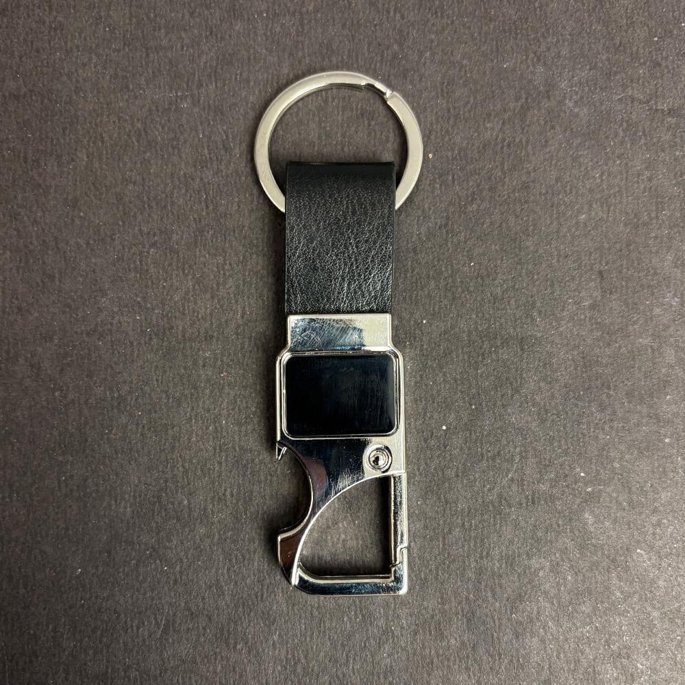 Faux Leather, Metal, Customizable, Lightweight Keychain
