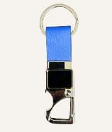 Faux Leather, Metal, Customizable, Lightweight Keychain