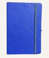 Blue Diary with elastic strap