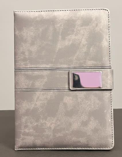 Grey Textured Diary