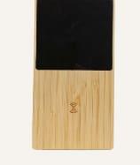 Bamboo Wireless charger+ Cup Warmer